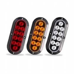 6 Inch Oval 10 LED Track Trailer Tail Light